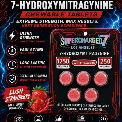 SUPERCHARG 7OH 250MG 5PK LUSH 10