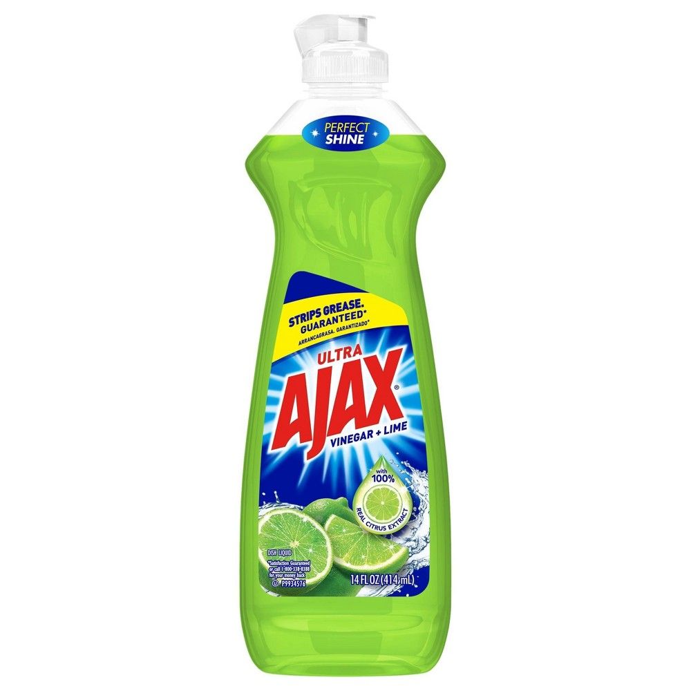AJAX DISH LIQ VINEGAR 12OZ 20CT