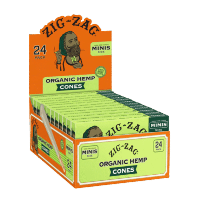 ZIG ZAG CONES OR 70S 24PK 12CT