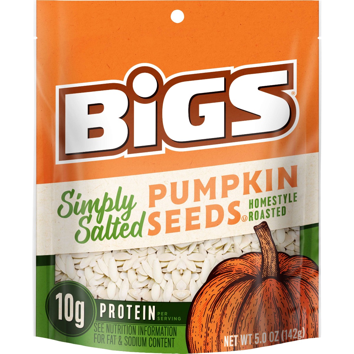 BIGS PUMPKIN SEED L.SALTED 5OZ12
