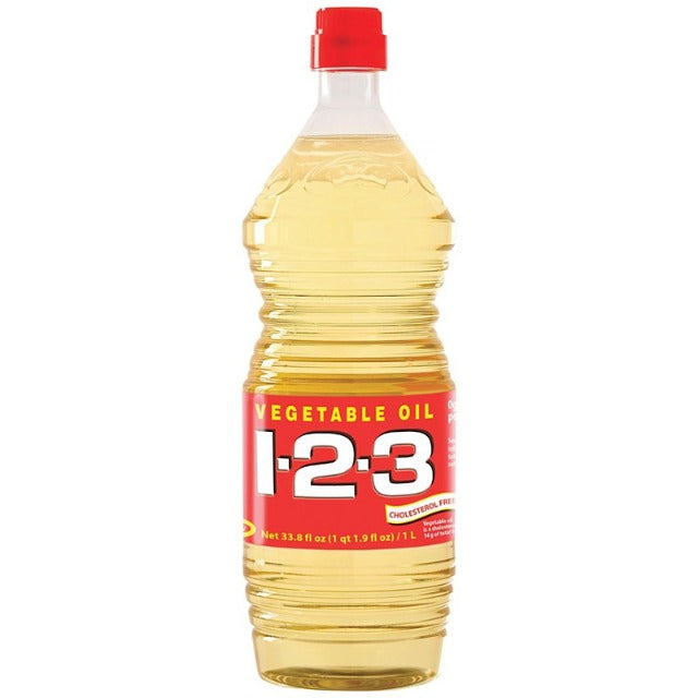 123 VEGETABLE OIL 33.8OZ