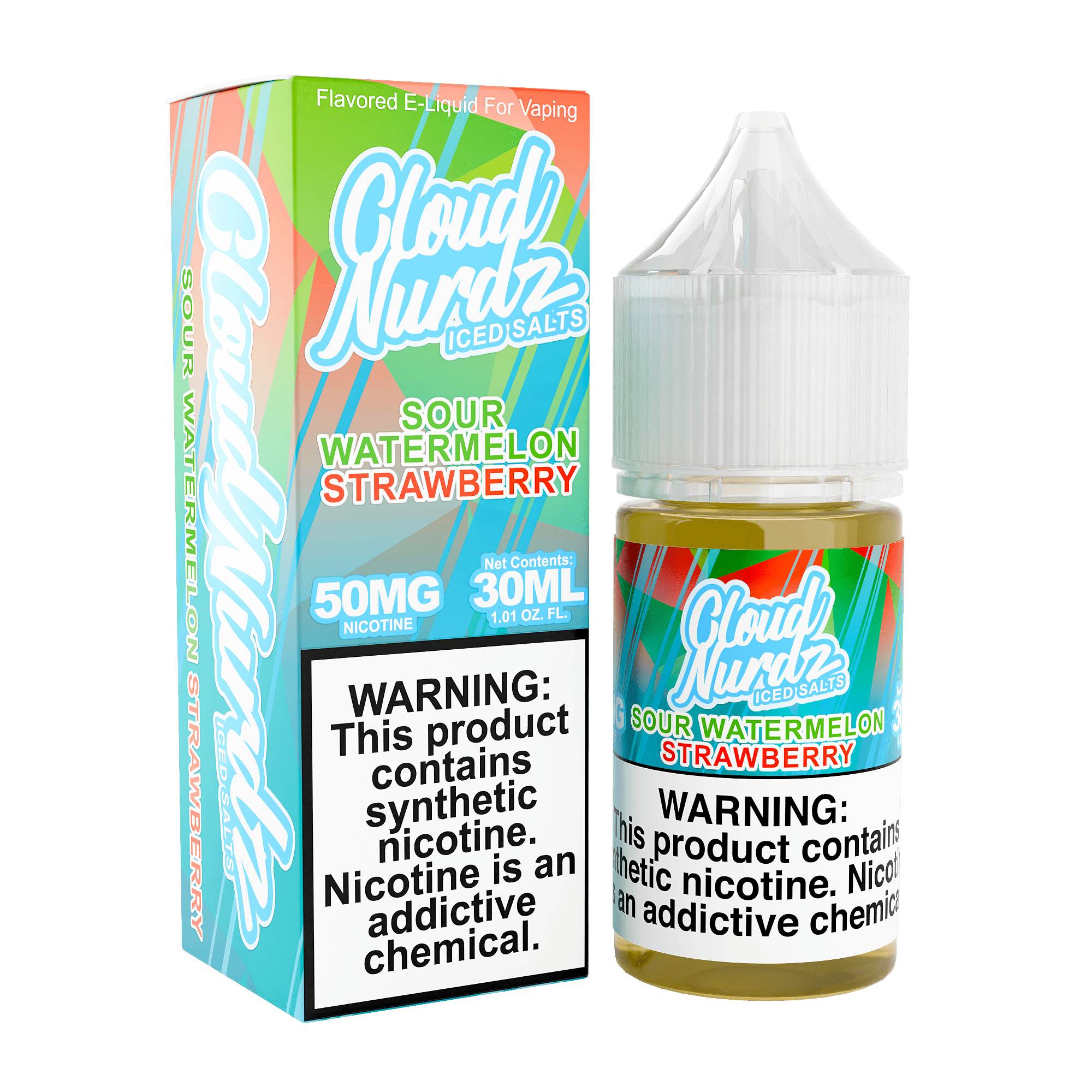 CLOUD NURDZ 30ML ICE SOUR WM 50M