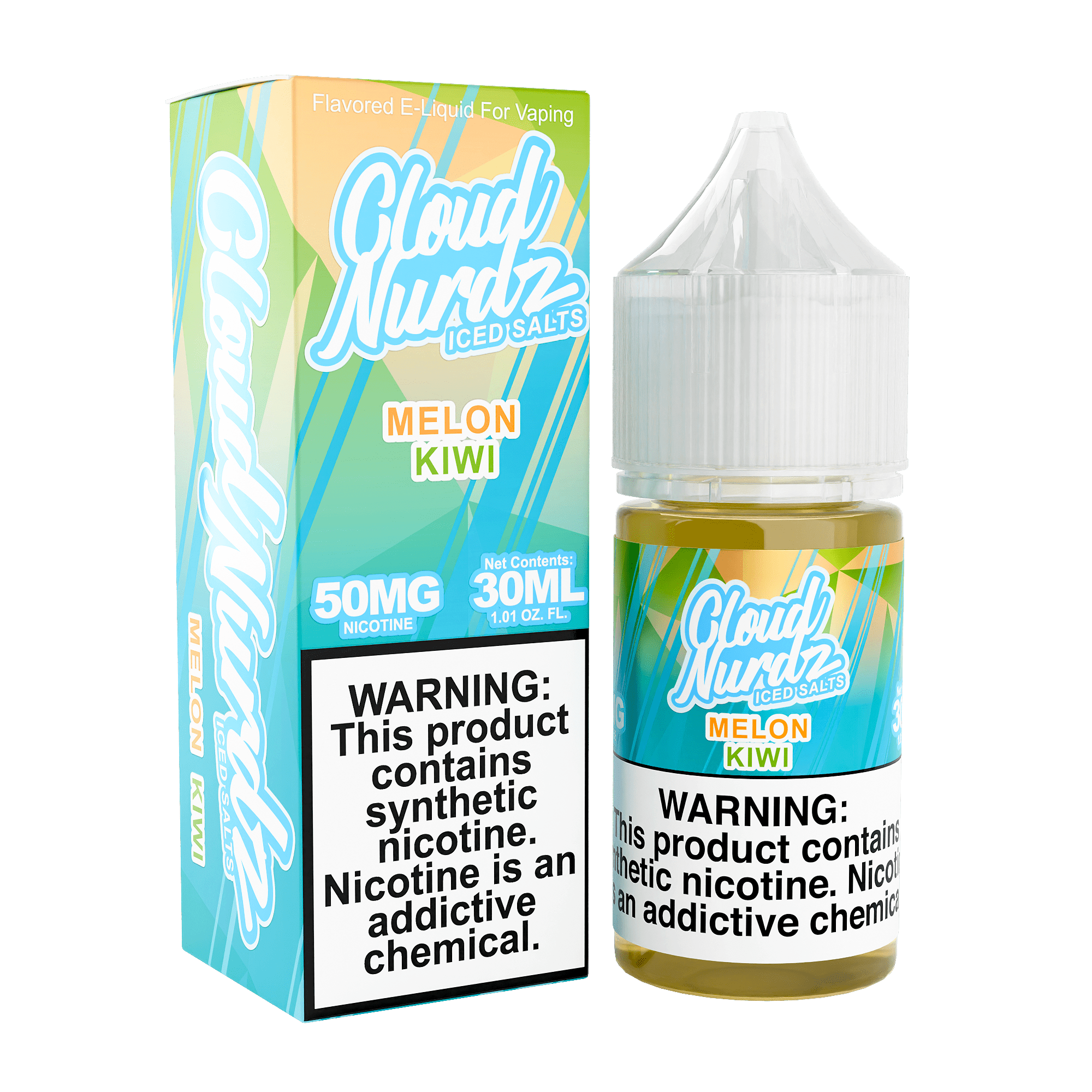 CLOUD NURDZ 30ML ICE MEL KIWI 50