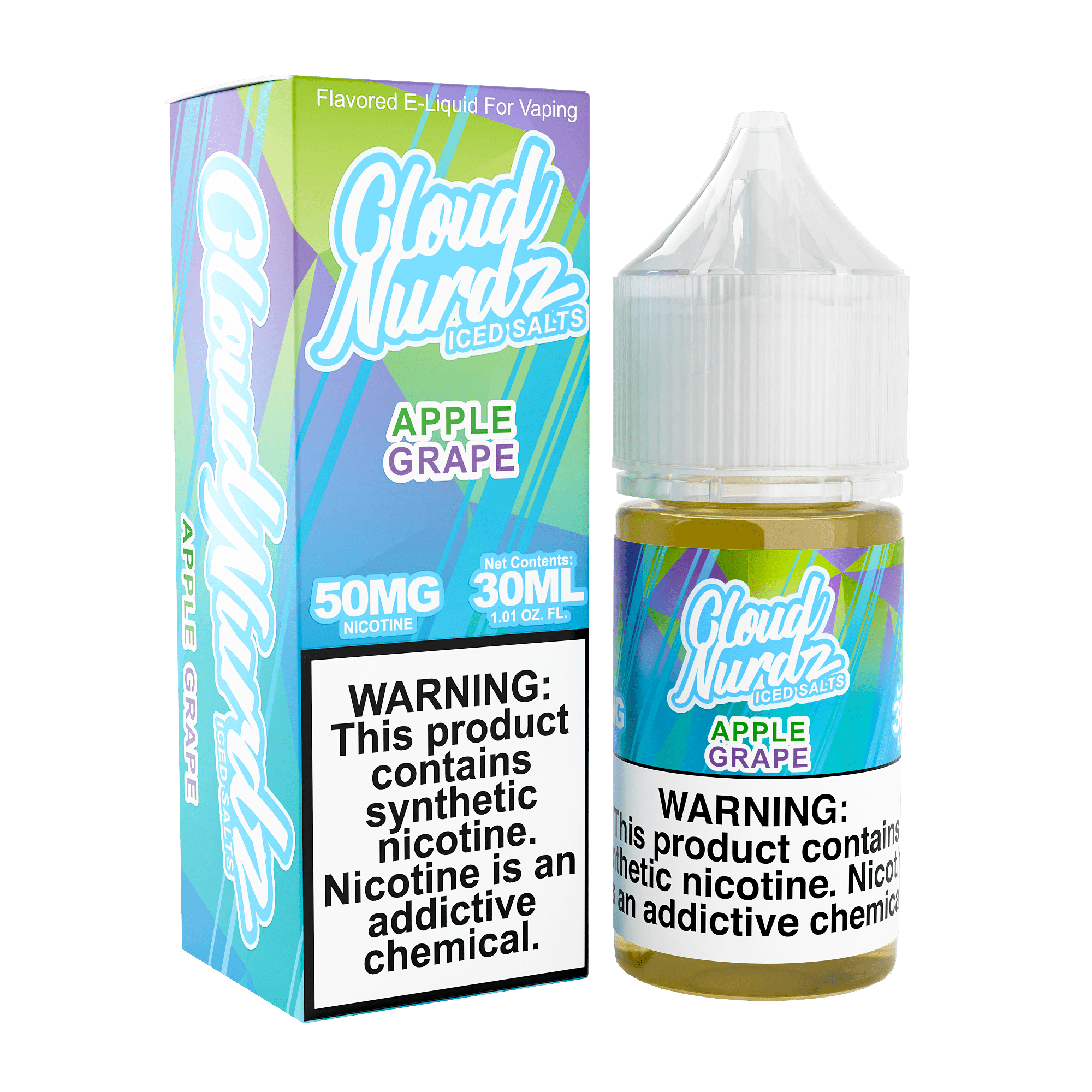 CLOUD NURDZ 30ML ICE APP GRA 50M