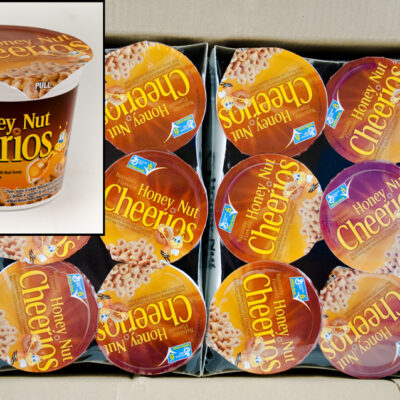 CUP CHEERIOS HONEY/NUT 6CT