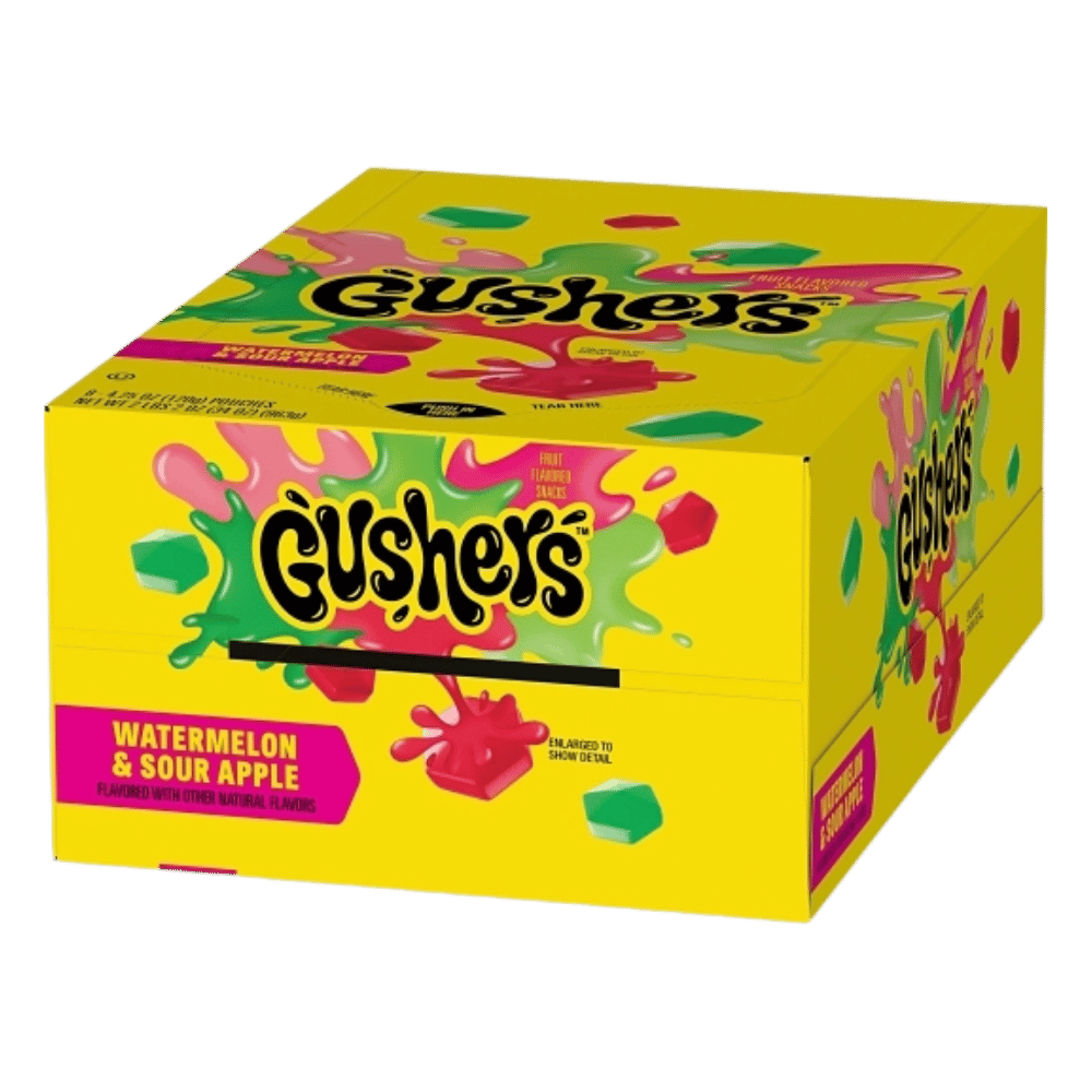 GUSHERS FRUIT WM/SOUR 4.25OZ 8CT