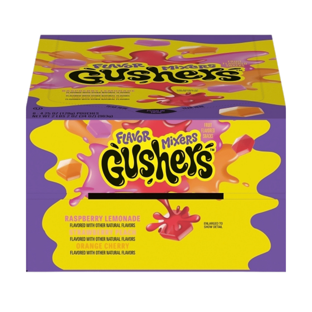 GUSHERS FRUIT MIXERS 4.25OZ 8CT