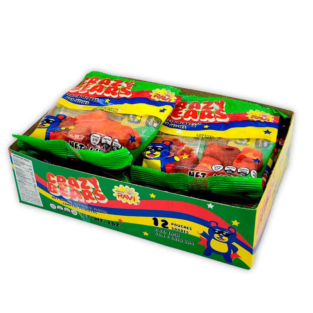 RAVI CRAZY BEARS 12OZ 12CT