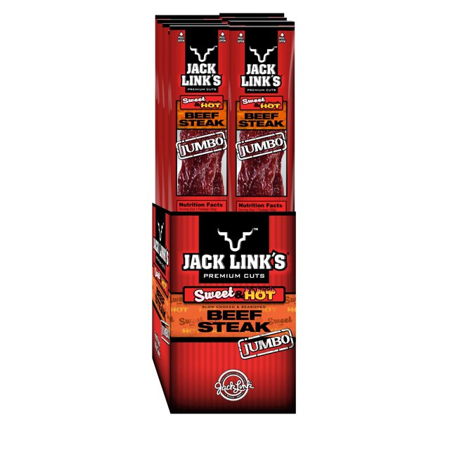 JACK LINK JUMBO SWEET & HOT 12CT