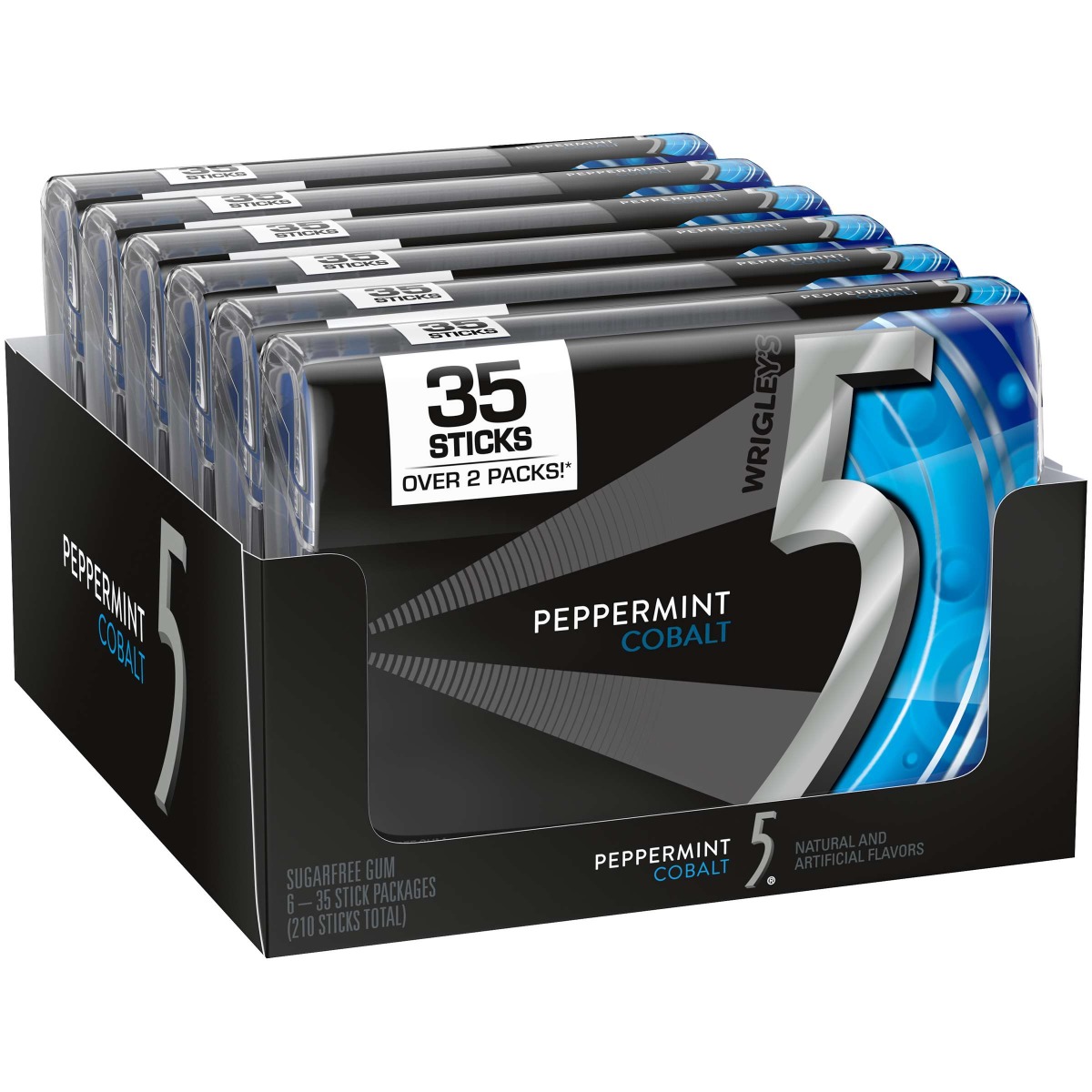 5 GUM PLA CASE COBALT 35PK 6CT