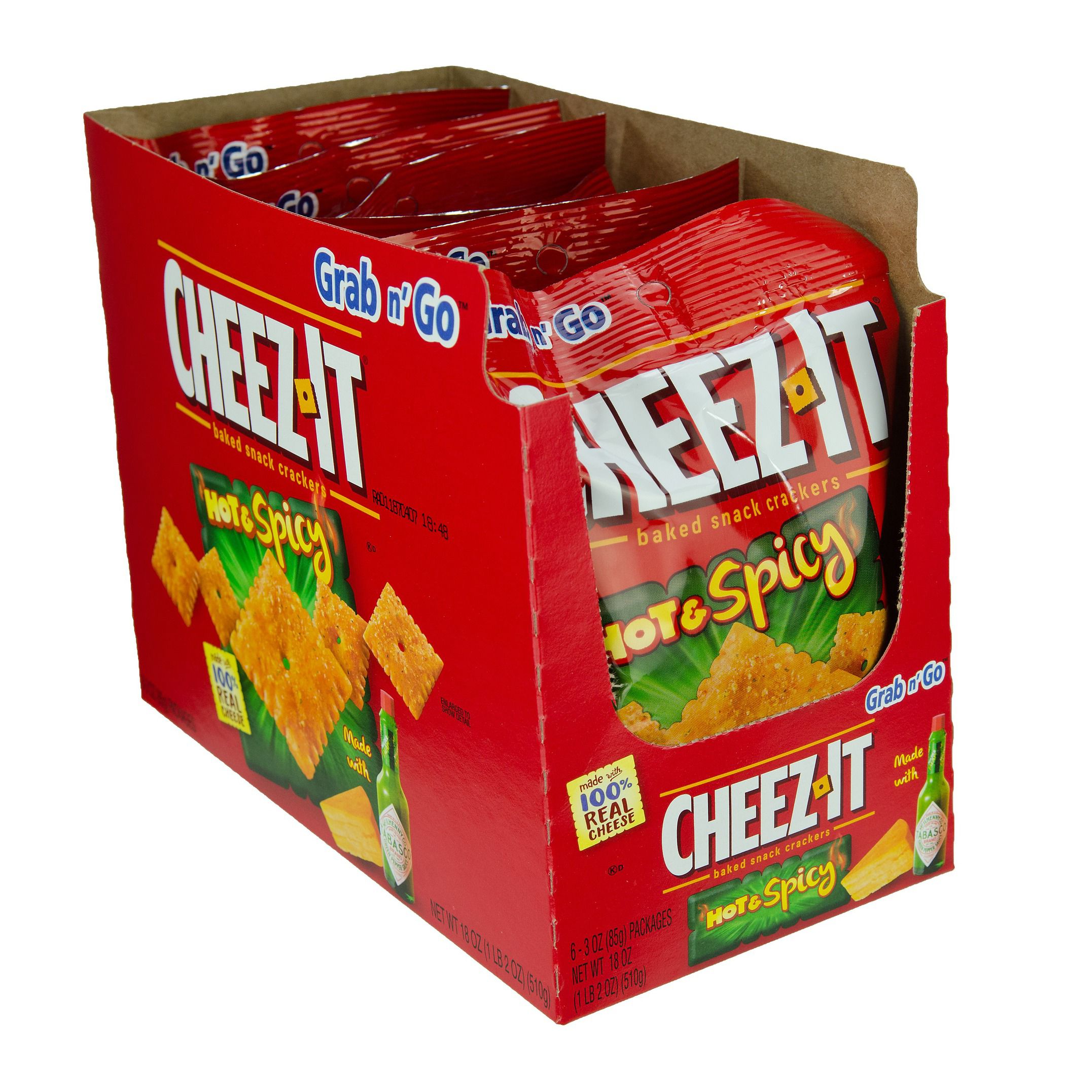 KEL CHEEZ IT HOT&SPICY 3OZ 6CT