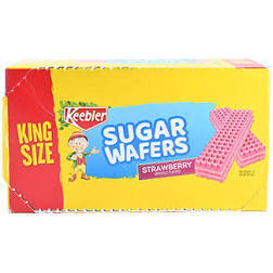 KEL SUGAR WAFERS STRAWBERRY 9CT