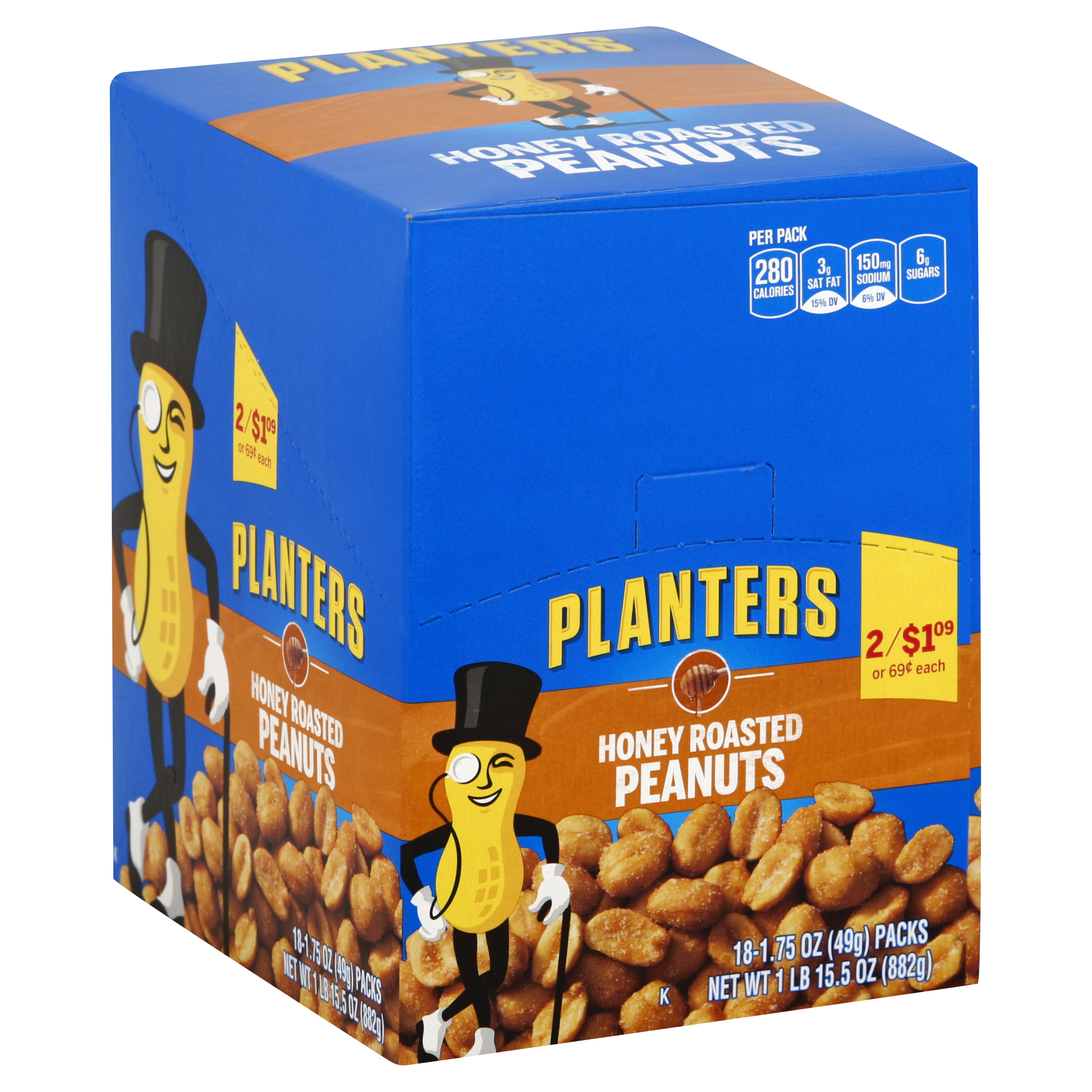 PLA TUBE HR PEANUTS 18CT