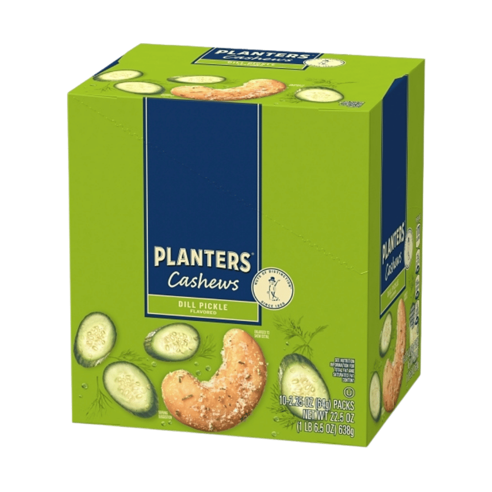 PLANTERS CASHEWS DILL 2.25OZ 10C