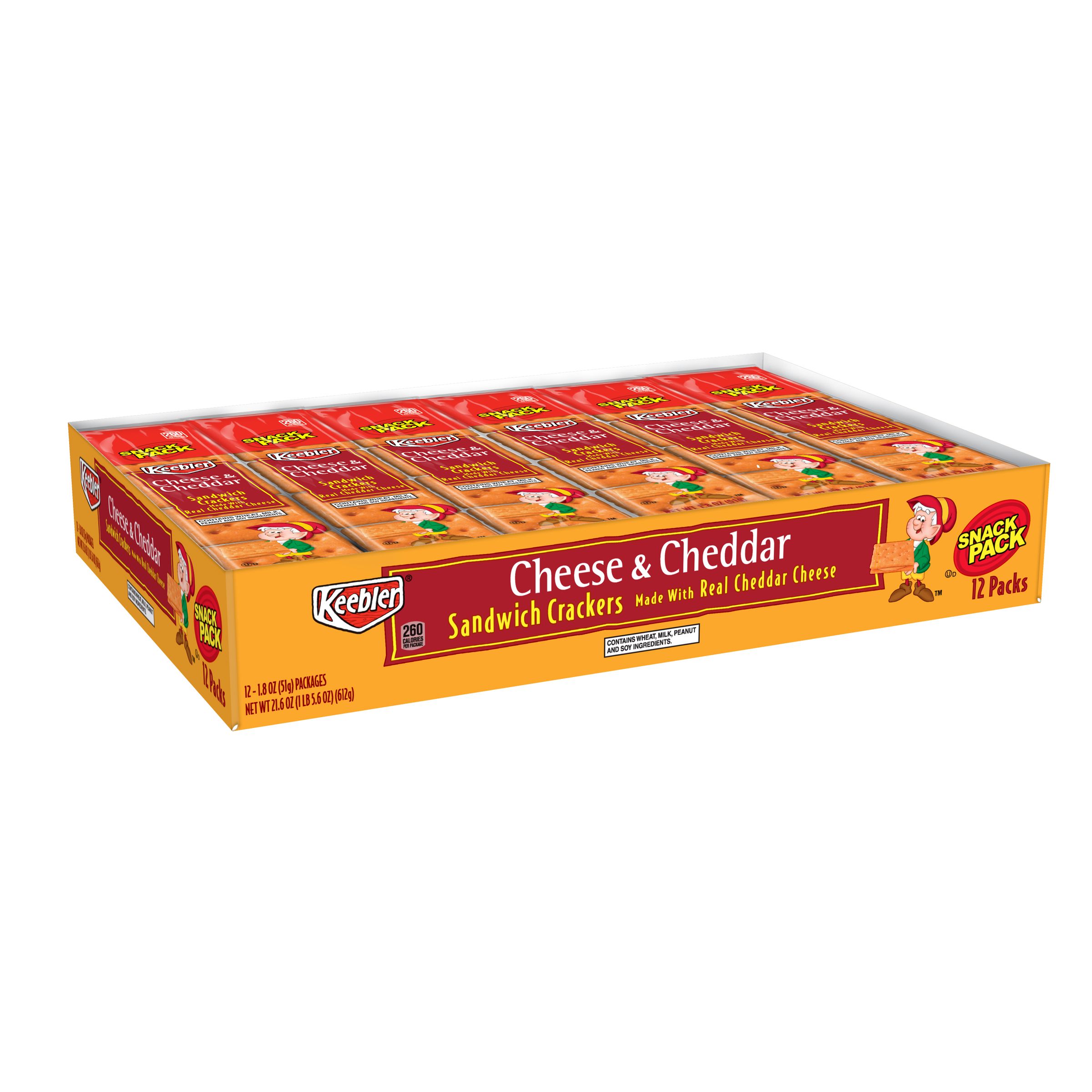KEL SNACK PACK CHEESE CHE 12CT
