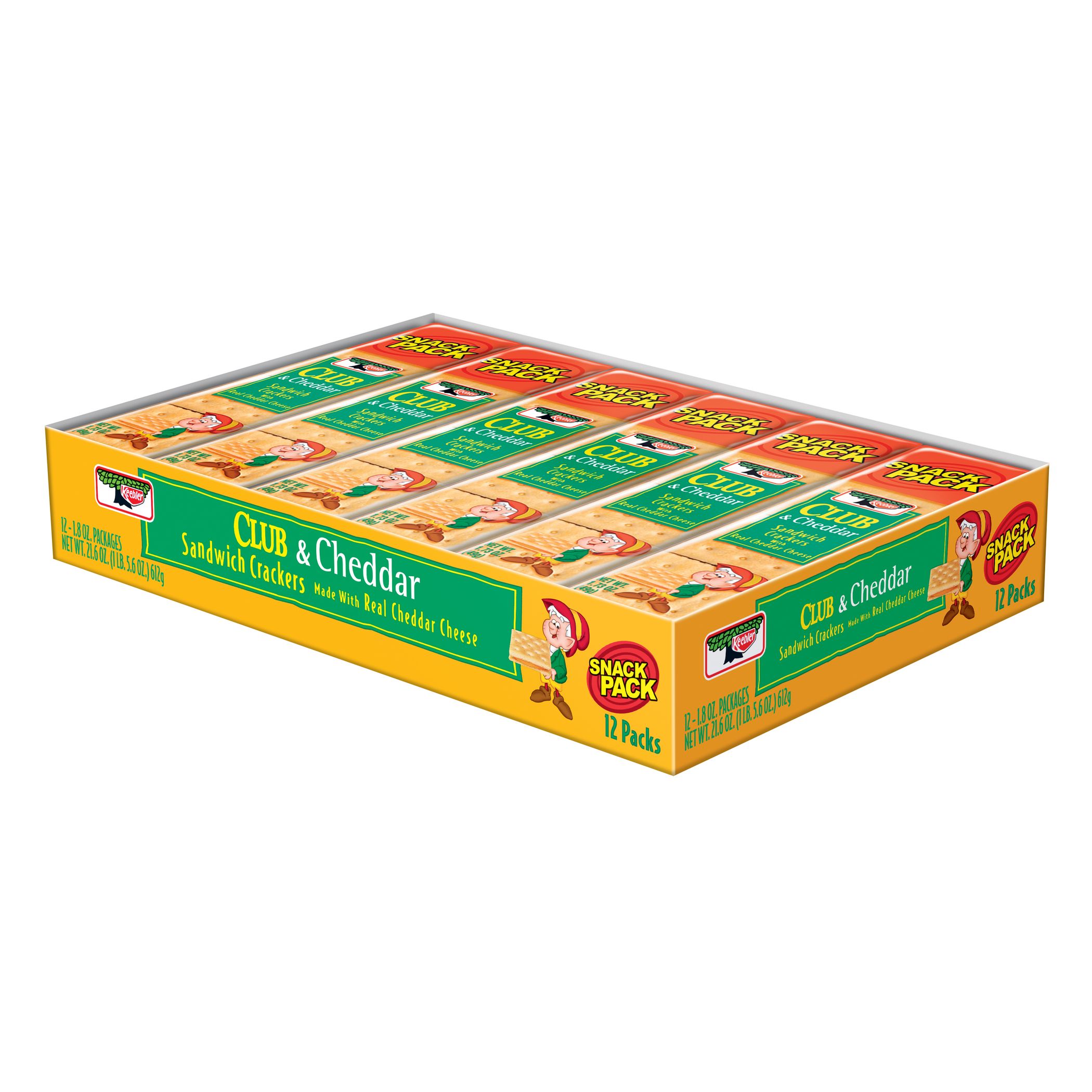 KEL SNACK PACK CLUB CHED 12CT