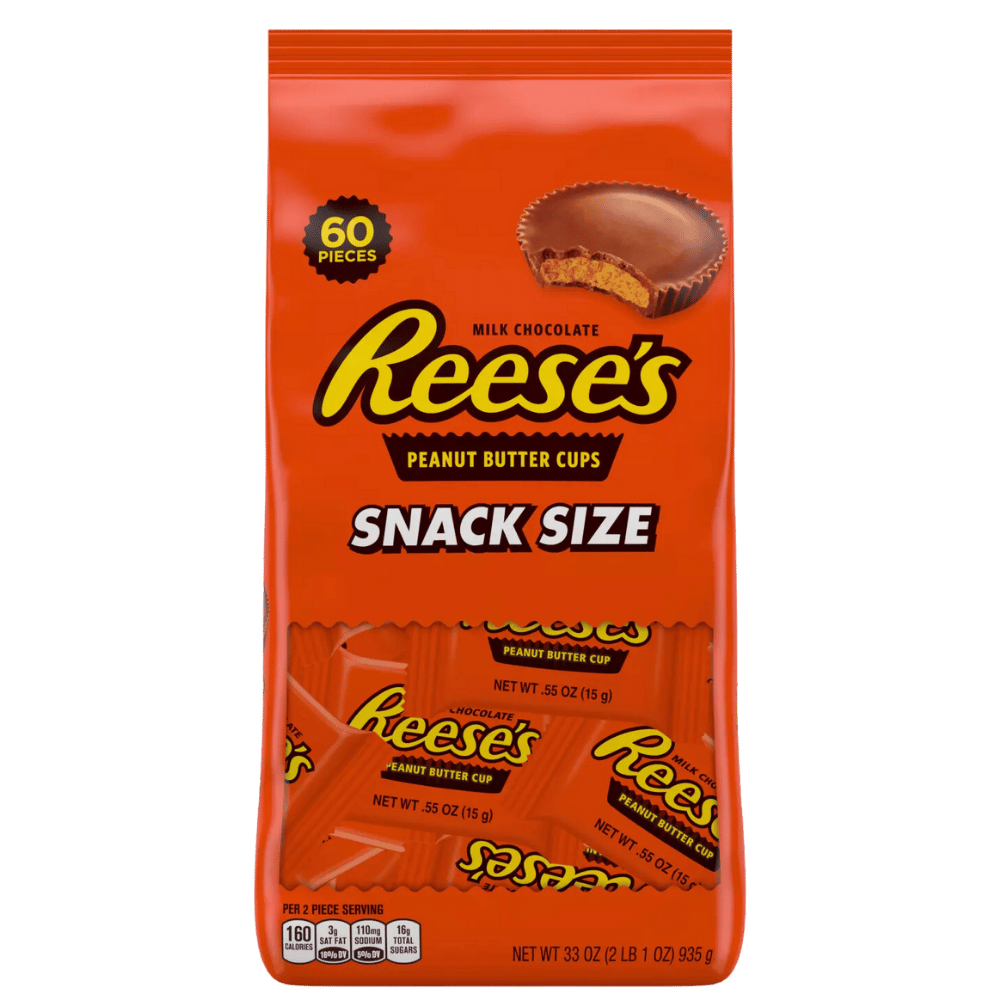 REESES PBC SNACK SIZE 60CT
