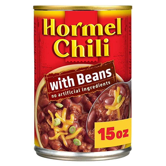 HORMEL CHILI WITH BEANS 15OZ