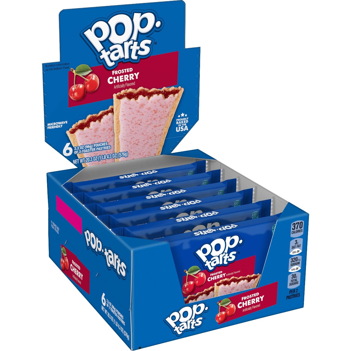 KEL POP TARTS CHERRY 6CT