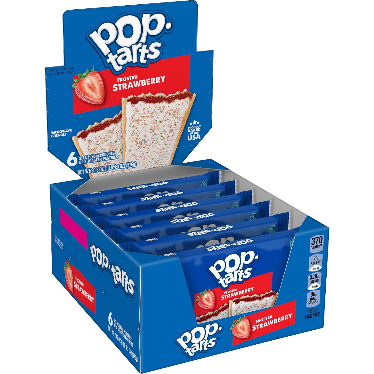 KEL POP TARTS STRAWBERRY 6CT