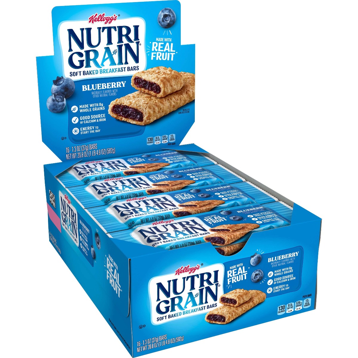 KEL NUTRI-GRAIN BLUEBERRY 16CT