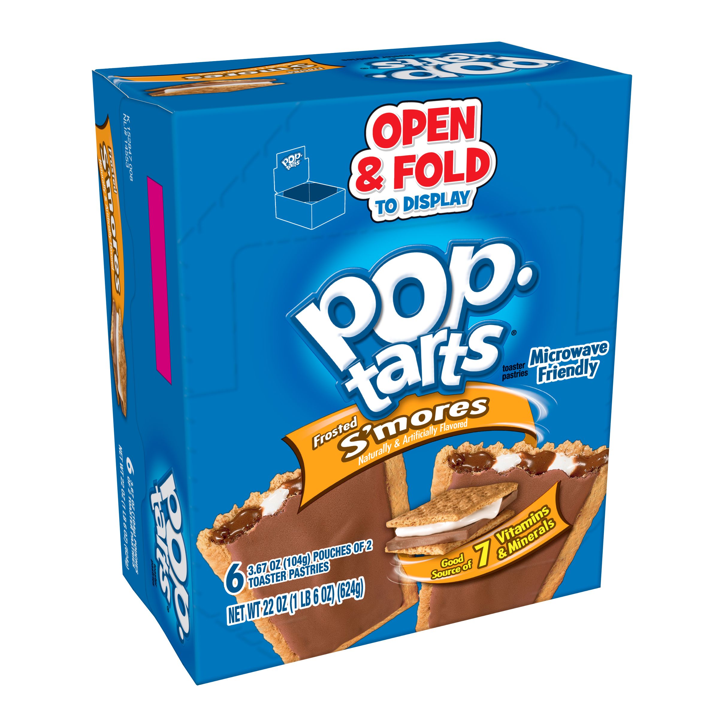 KEL POP TARTS S'MORES 6CT