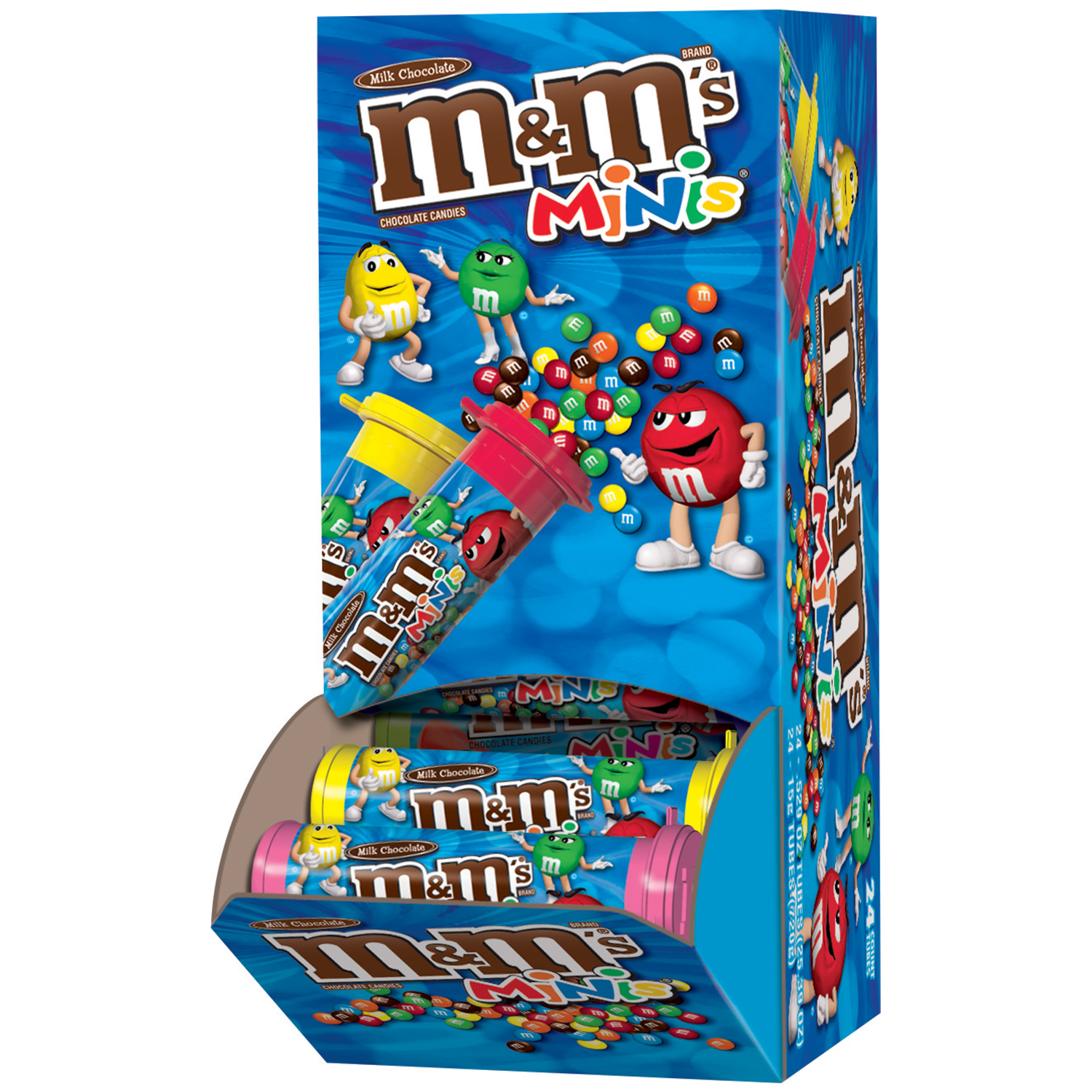 M & M TUBES MINIS 24CT