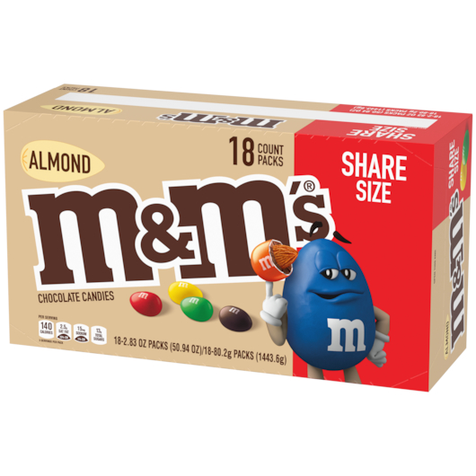 M & M ALMOND KING 18CT
