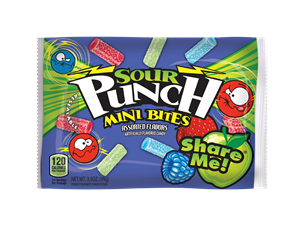 SOUR PUNCH BITES ASSORTED 12CT