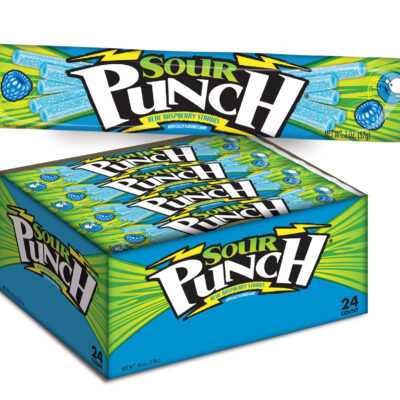 SOUR PUNCH STRAW B.RASPBERRY 24C