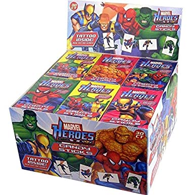 MARVEL CANDY SUPER HERO 30CT