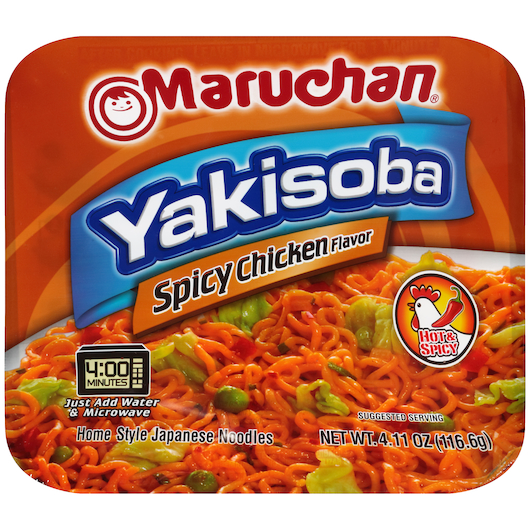 MARUCHAN YAKISOBA HOT CHICKEN 8C
