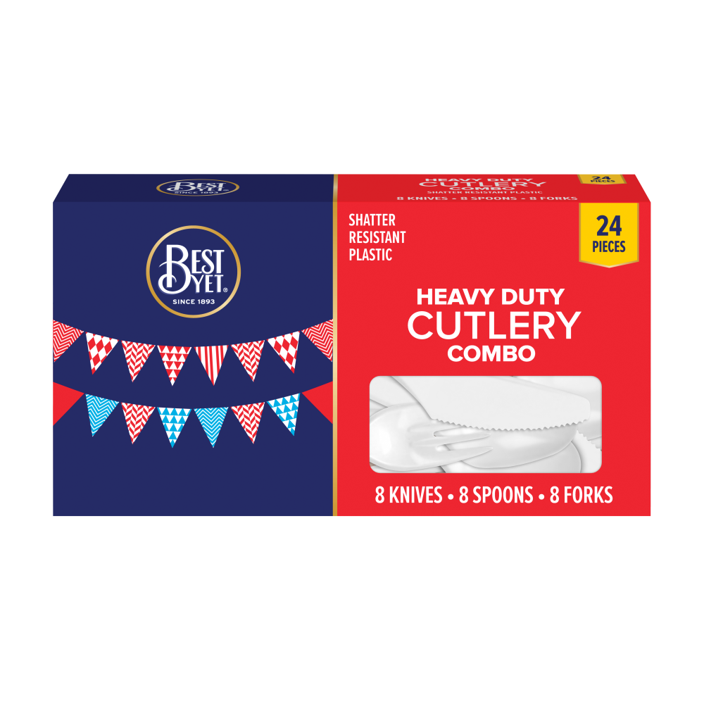 BY PLASTIC CUTLERY ASSORTED 24CT
