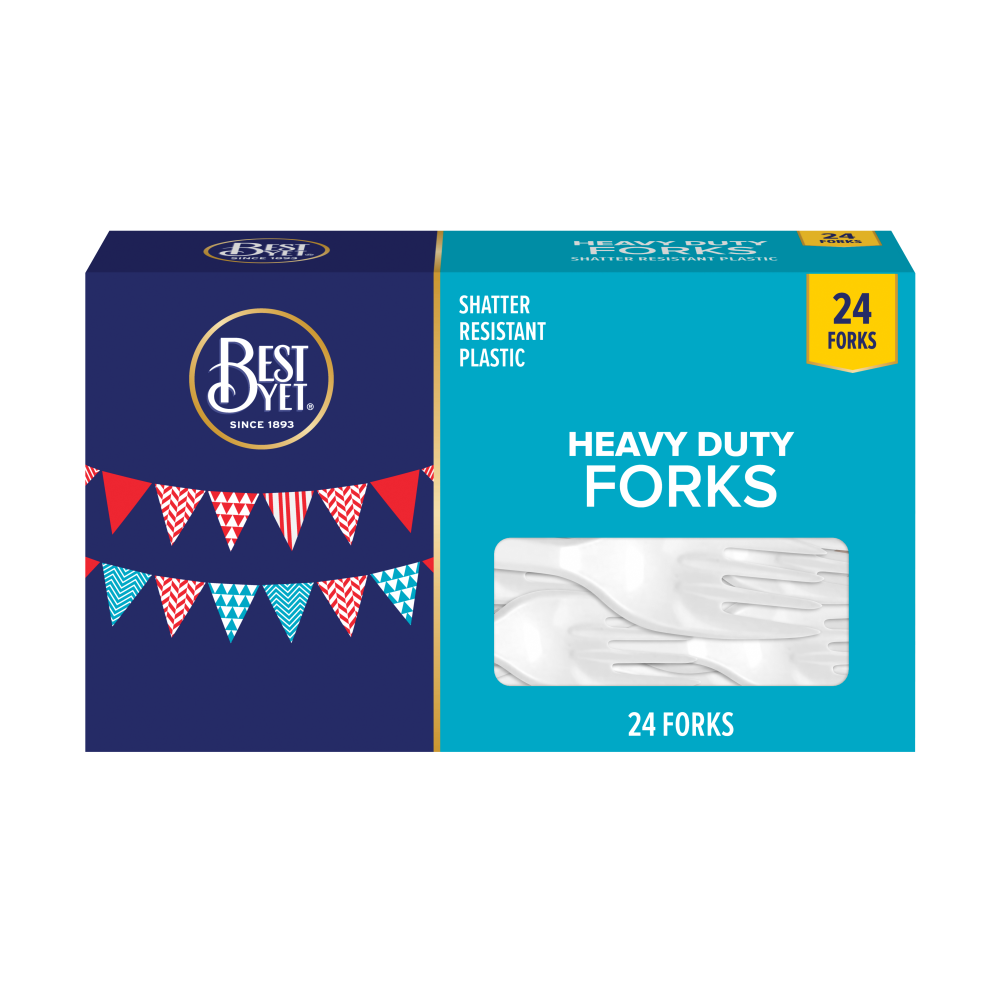 BY PLASTIC FORKS 24CT