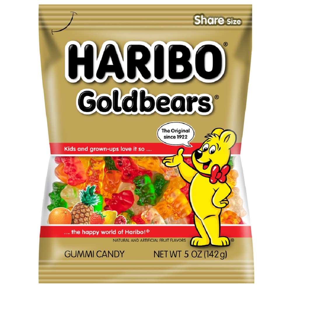 HARIBO PEG GOLD BEAR 5OZ