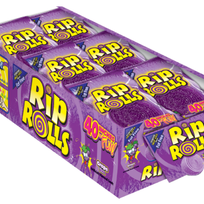 RIPS ROLLS GRAPE 24CT