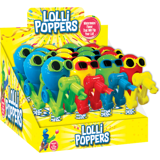 LOLLIPOPPERS WATERMELON 16CT