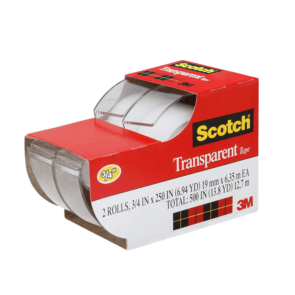 SCOTCH TRANSPARENT TAPE 2PK