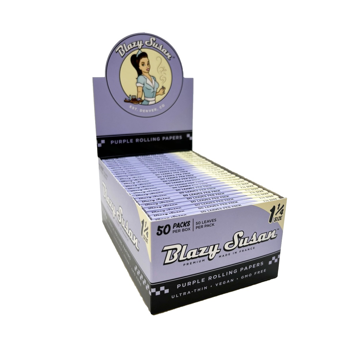 BLAZY SUSAN PURPLE 1.25 50CT