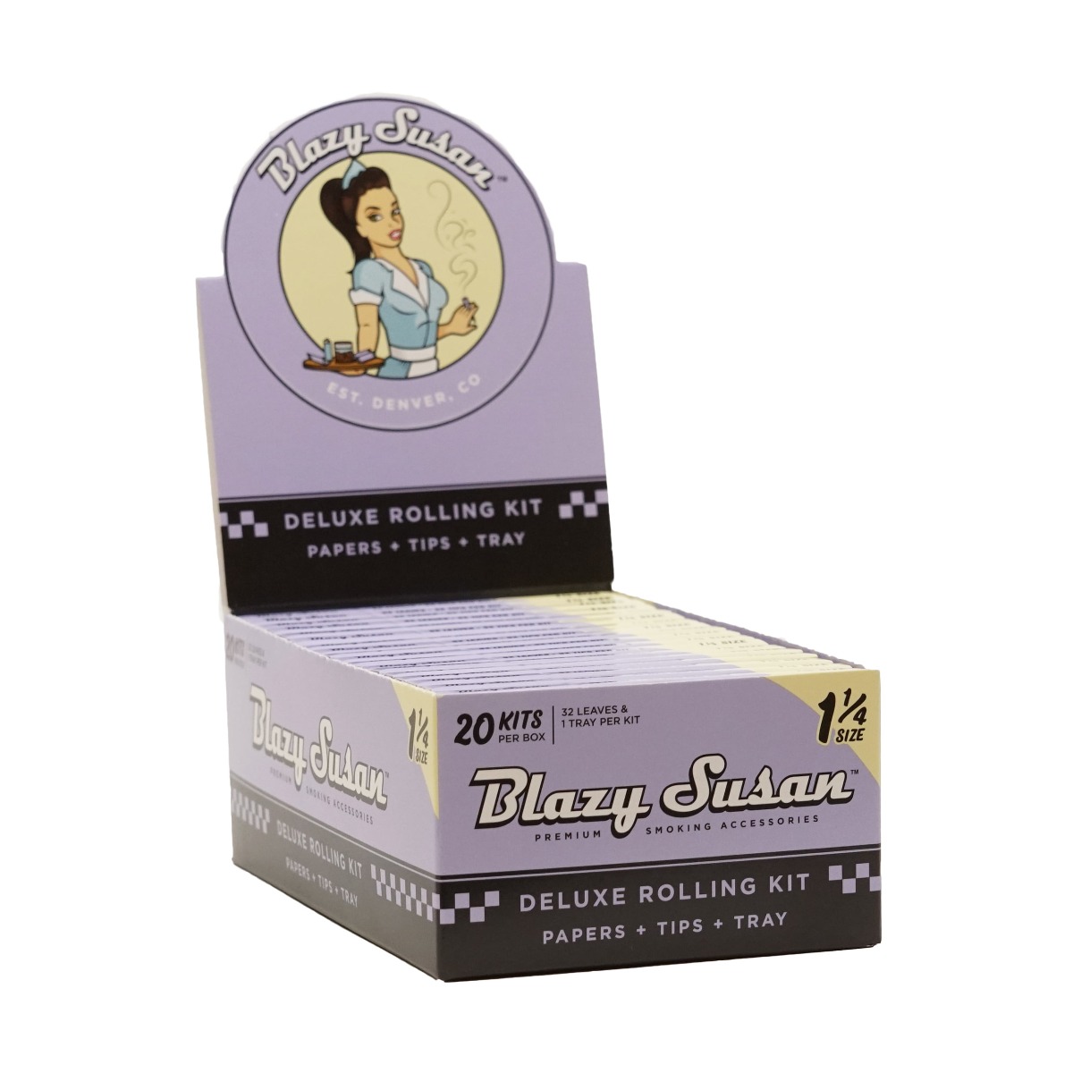 BLAZY SUSAN PURPLE DELUXE 1.25 2