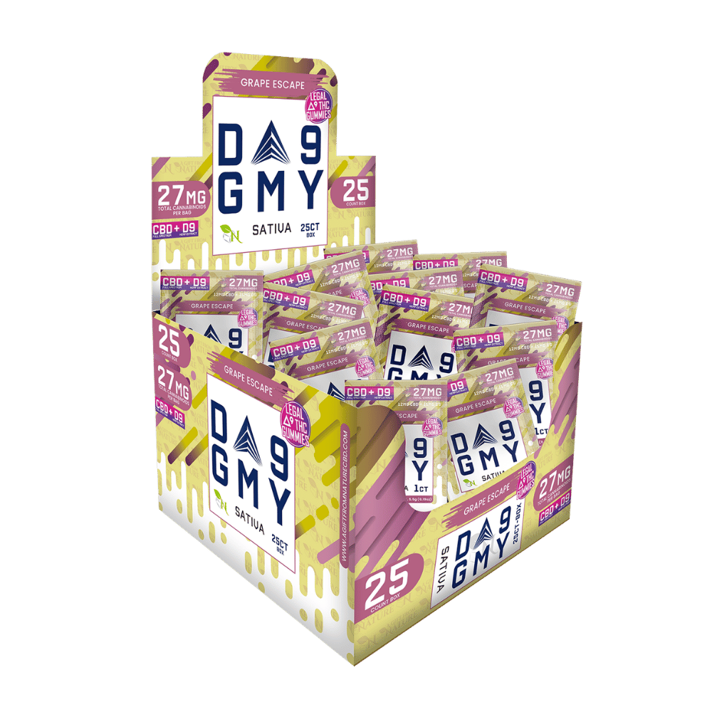 AGFN GUMMY D9 27MG GR ESCA 25CT