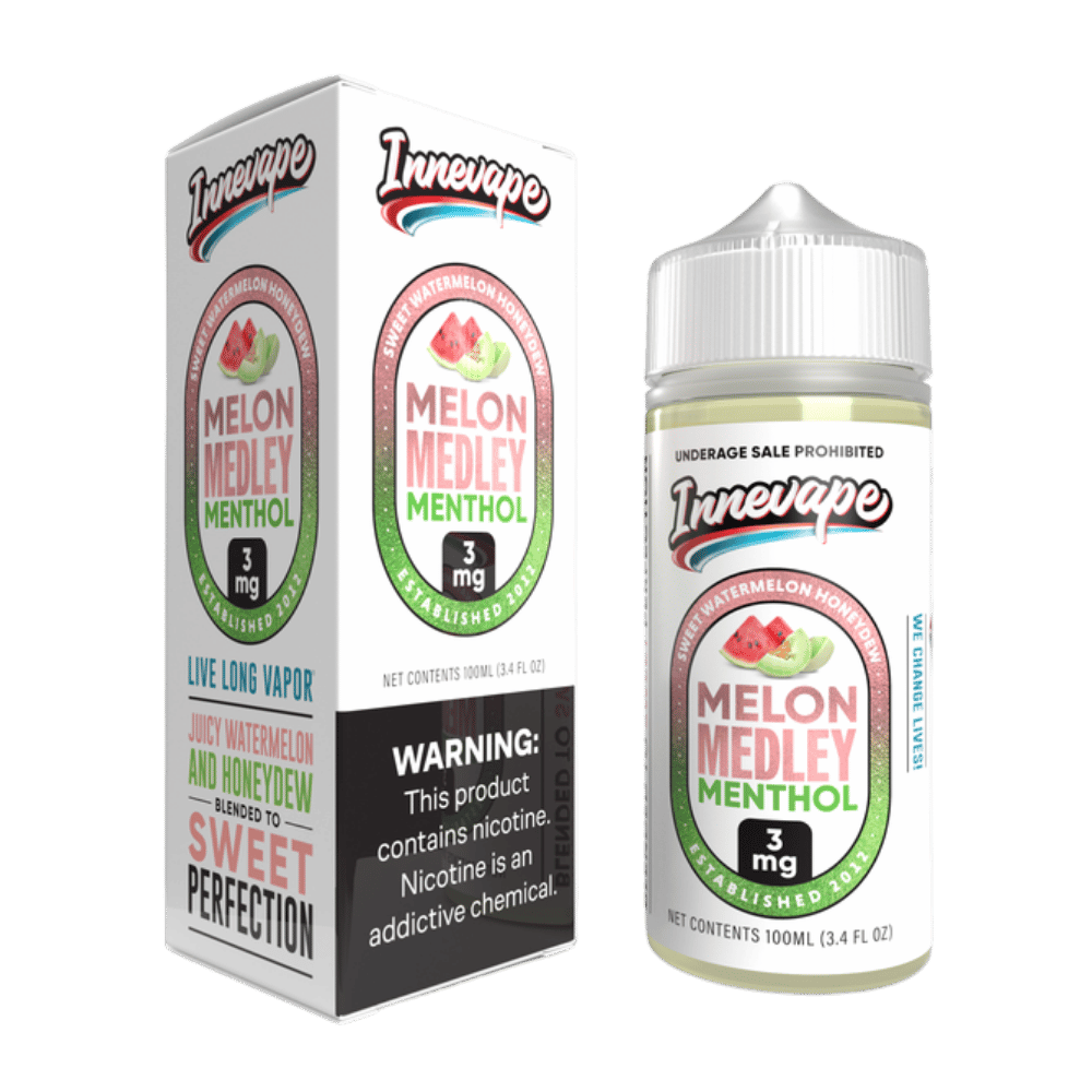 INNEVAPE 100ML MELON MED MEN 6MG