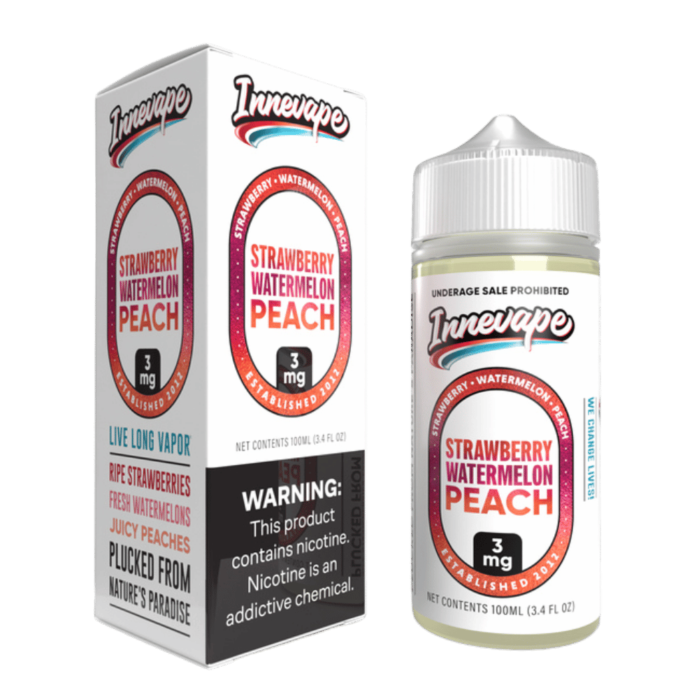 INNEVAPE 100ML STRAW WM PEACH 6M
