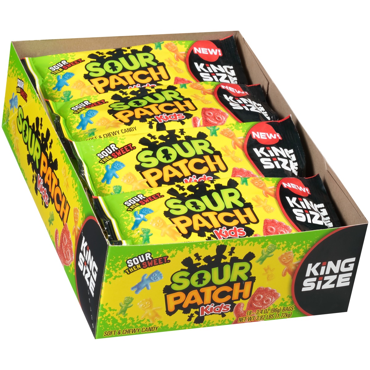 SOUR PATCH KIDS KING SIZE 18CT