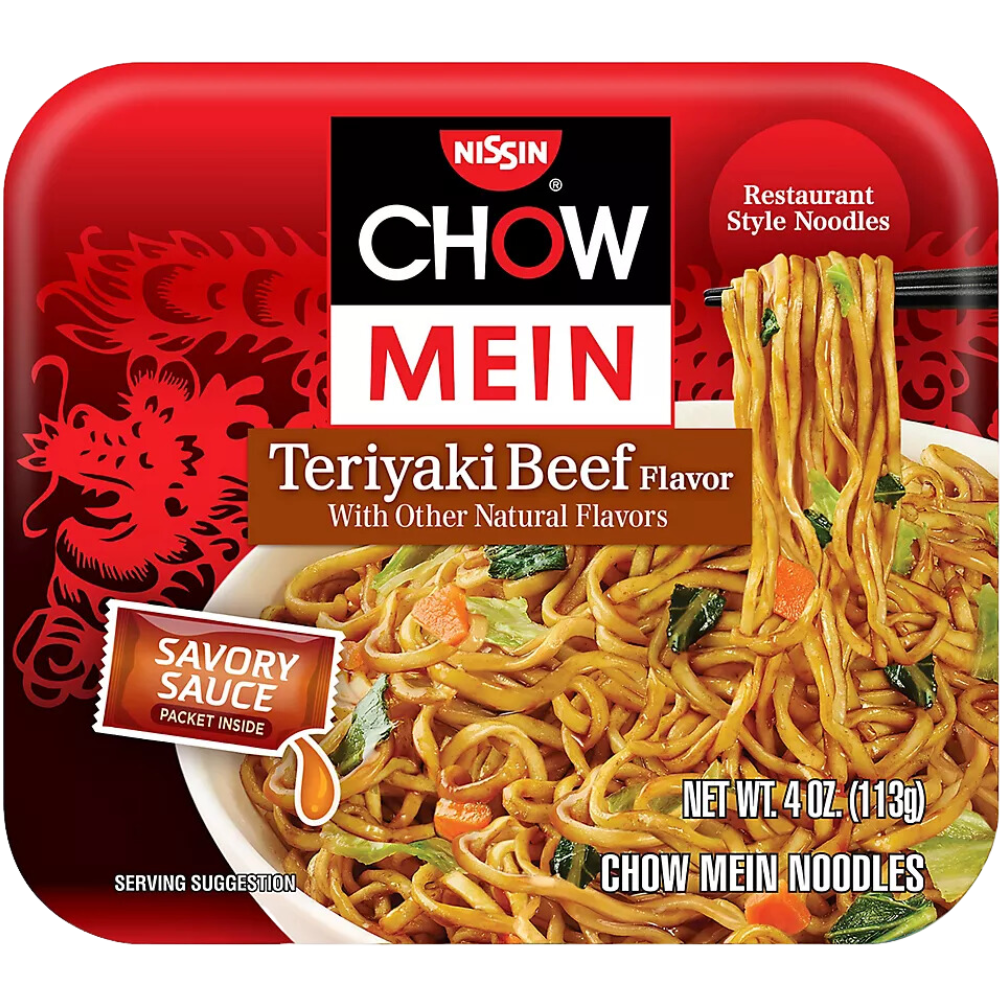 NISSIN C/MEIN TERIYAKI BEEF 8CT
