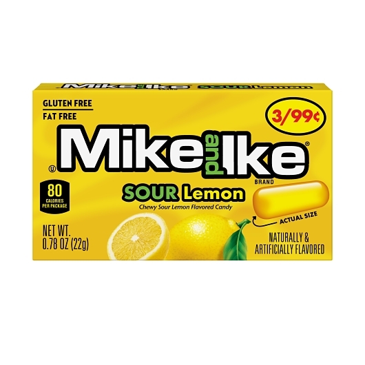 MIKE & IKE SOUR LEMON 3/99 24CT