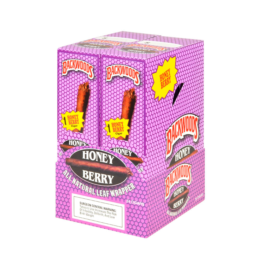 BACKWOODS 1PK HONEY BERRY 24CT