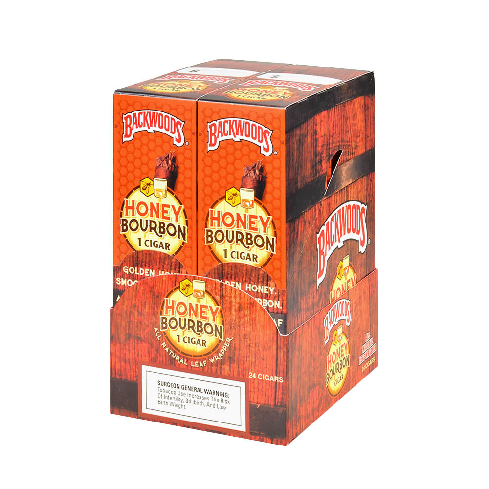 BACKWOODS 1PK HONEY BOURBON 24CT