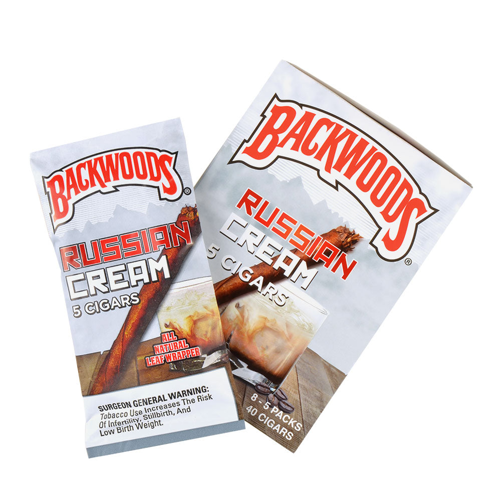 BACKWOODS 5PK RUSSIAN CREAM 8CT