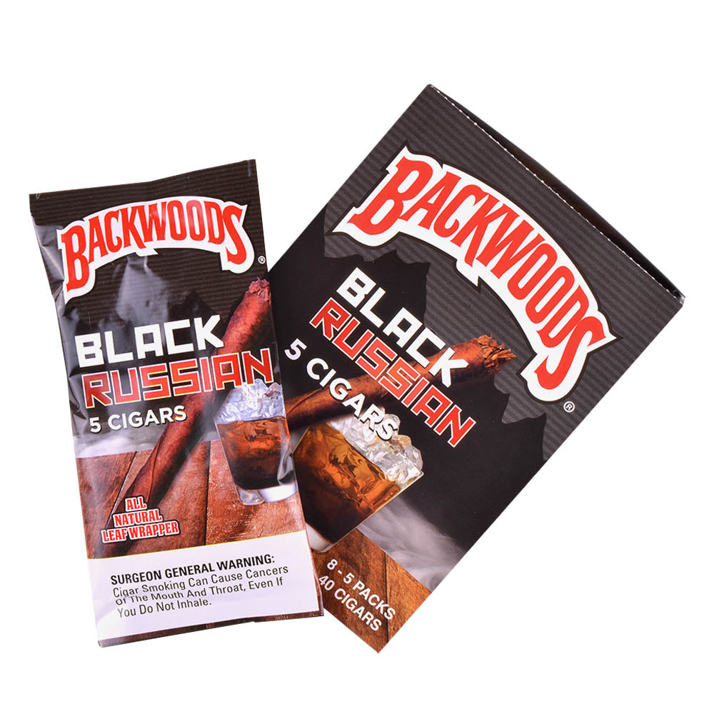 BACKWOODS 5PK BLACK RUSSIAN 8CT